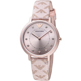  Shop Authentic Emporio Armani Kappa Quartz Rose Gold Dial Pink Leather Strap Watch For Women - AR11010 - Luxxuri
