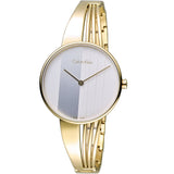  Shop Authentic Calvin Klein Drift Silver Dial Gold Steel Strap Watch for Women - K6S2N516 - Luxxuri