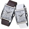  Shop Authentic Calvin Klein Window White Dial White Leather Strap Watch for Men - K2M21120 - Luxxuri