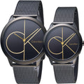  Shop Authentic Calvin Klein Minimal Black Dial Black Mesh Bracelet Watch for Men - K3M214X1 - Luxxuri