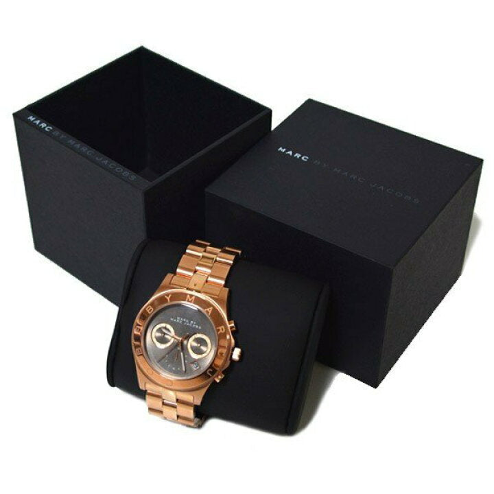  Shop Authentic Marc Jacobs Blade Chronograph Brown Dial Rose Gold Steel Strap Watch for Women - MBM3308 - Luxxuri