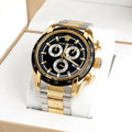  Shop Authentic Versace V-Ray Chronograph Black Dial Two Tone Steel Strap Watch For Men - VE2I00421 - Luxxuri