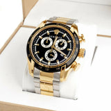  Shop Authentic Versace V-Ray Chronograph Black Dial Two Tone Steel Strap Watch For Men - VE2I00421 - Luxxuri