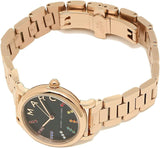  Shop Authentic Marc Jacobs Roxy Black Dial Rose Gold Steel Strap Watch for Women - MJ3569 - Luxxuri