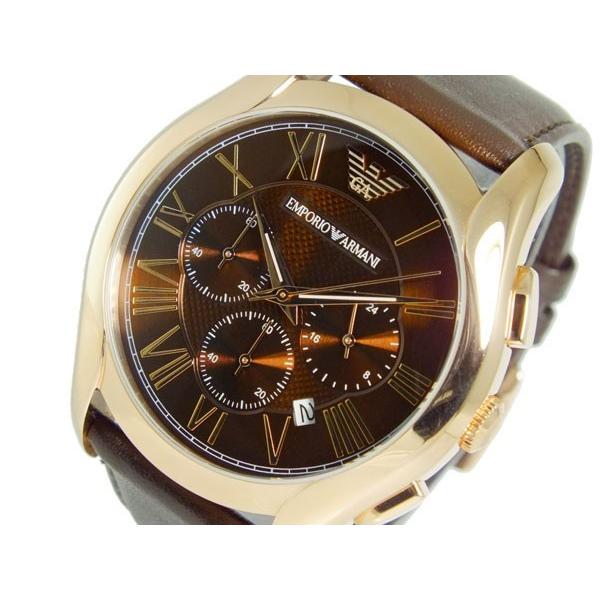  Shop Authentic Emporio Armani Chronograph Brown Dial Brown Leather Strap Watch For Men - AR1701 - Luxxuri