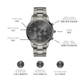  Shop Authentic Daniel Wellington Iconic Link Chronograph Grey Dial Grey Steel Strap Watch for Men - DW00100643 - Luxxuri