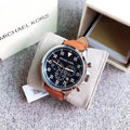  Shop Authentic Michael Kors Gage Chronograph Blue Dial Brown Leather Strap Watch For Men - MK8362 - Luxxuri