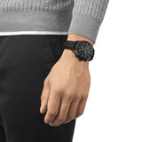  Shop Authentic Tissot Chrono XL Vintage Black Dial Black Leather Strap Watch For Men - T116.617.36.052.00 - Luxxuri