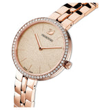  Shop Authentic Swarovski Cosmopolitan Diamond Powder Gold Dial Rose Gold Steel Strap Watch for Women - 5517800 - Luxxuri