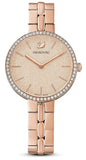  Shop Authentic Swarovski Cosmopolitan Diamond Powder Gold Dial Rose Gold Steel Strap Watch for Women - 5517800 - Luxxuri