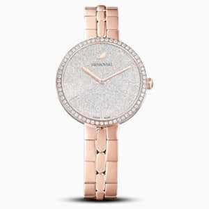  Shop Authentic Swarovski Cosmopolitan Diamond Powder Silver Dial Rose Gold Steel Strap Watch for Women - 5517803 - Luxxuri