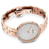  Shop Authentic Swarovski Cosmopolitan Diamond Powder Silver Dial Rose Gold Steel Strap Watch for Women - 5517803 - Luxxuri