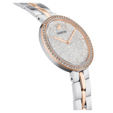  Shop Authentic Swarovski Cosmopolitan Crystals Silver Dial Two Tone Steel Strap Watch for Women - 5644081 - Luxxuri