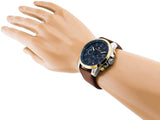  Shop Authentic Tommy Hilfiger Decker Blue Dial Brown Leather Strap Watch for Men - 1791561 - Luxxuri