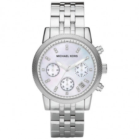  Shop Authentic Michael Kors Ritz White Dial Silver Stainless Steel Strap Watch for Women - MK5020 - Luxxuri