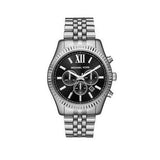  Shop Authentic Michael Kors Runway Chronograph Black Dial Silver Steel Strap Watch For Women - MK5708 - Luxxuri