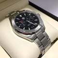  Shop Authentic Tag Heuer Aquaracer Quartz Black Dial Silver Steel Strap Watch for Men - WAY111Z.BA0928 - Luxxuri
