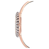  Shop Authentic Swarovski Crystal Rose Black Dial Rose Gold Steel Strap Watch for Women - 5484050 - Luxxuri