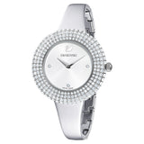 Shop Authentic Swarovski Crystal Rose Silver Dial Silver Steel Strap Watch for Women - 5483853 - Luxxuri
