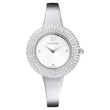  Shop Authentic Swarovski Crystal Rose Silver Dial Silver Steel Strap Watch for Women - 5483853 - Luxxuri