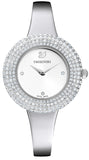  Shop Authentic Swarovski Crystal Rose Silver Dial Silver Steel Strap Watch for Women - 5483853 - Luxxuri