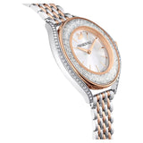  Shop Authentic Swarovski Crystalline Aura White Dial Two Tone Mesh Strap Watch for Women - 5644075 - Luxxuri