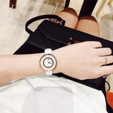  Shop Authentic Swarovski Crystalline Pure White Dial White Leather Strap Watch for Women - 5376083 - Luxxuri