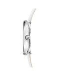  Shop Authentic Swarovski Crystalline Pure White Dial White Leather Strap Watch for Women - 5275046 - Luxxuri