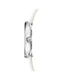  Shop Authentic Swarovski Crystalline Pure White Dial White Leather Strap Watch for Women - 5275046 - Luxxuri