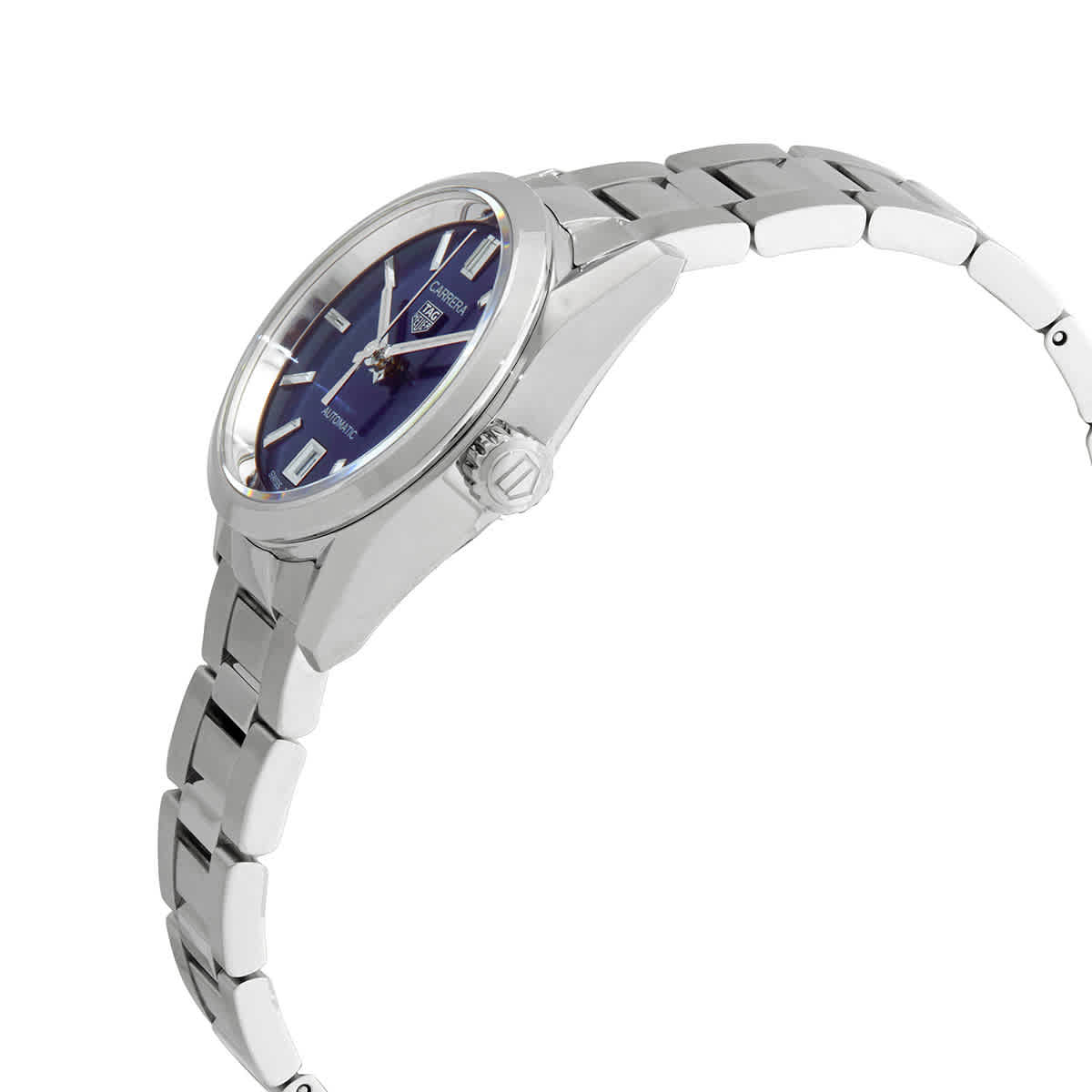  Shop Authentic Tag Heuer Carrera Blue Dial Silver Steel Strap Watch for Women - WBN2411.BA0621 - Luxxuri
