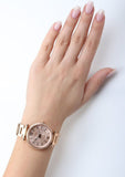  Shop Authentic Fossil Carlie Rose Gold Dial Rose Gold Steel Strap Watch for Women - ES4301 - Luxxuri