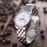  Shop Authentic Mido Baroncelli Automatic Mother Of Pearl Dial Silver Steel Strap Watch For Women - M7600.4.69.1 - Luxxuri