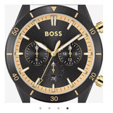 Shop Authentic Hugo Boss Santiago Black Dial Black Nylon Strap Watch for Men - 1513935 - Luxxuri
