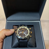  Shop Authentic Hugo Boss Santiago Black Dial Black Nylon Strap Watch for Men - 1513935 - Luxxuri