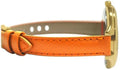  Shop Authentic Michael Kors Runway Quartz Gold Dial Orange Leather Strap Watch For Women - MK2275 - Luxxuri