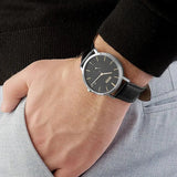  Shop Authentic Hugo Boss Corporal Black Dial Black Leather Strap Watch for Men - 1513638 - Luxxuri