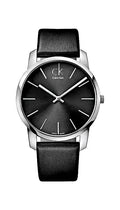  Shop Authentic Calvin Klein City Black Dial Black Leather Strap Watch for Men - K2G21107 - Luxxuri