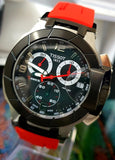  Shop Authentic Tissot T Race Chronograph Black Dial Red Rubber Strap Watch for Men - T048.417.27.057.01 - Luxxuri