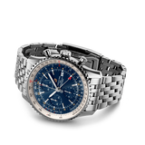  Shop Authentic Breitling Navitimer Heritage Special Edition Blue Dial Silver Steel Strap Mens Watch - A1332412/C942 - Luxxuri
