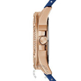  Shop Authentic Guess Queen Quartz Crystals Rose Gold Dial Blue Silicone Strap Watch For Women - GW0536L5 - Luxxuri