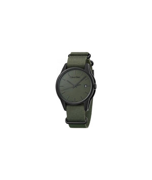  Shop Authentic Calvin Klein Tone Green Dial Green NATO Strap Watch for Men - K7K514WL - Luxxuri