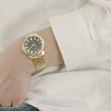  Shop Authentic Guess Sparkler Diamonds Black Dial Gold Steel Strap Watch for Women - GW0111L2 - Luxxuri