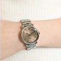  Shop Authentic Marc Jacobs Baker Brown Dial Silver Steel Strap Watch For Women - MBM3329 - Luxxuri