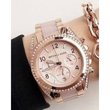  Shop Authentic Michael Kors Blair Chronograph Rose Gold Dial Two Tone Steel Strap Watch for Women - MK5943 - Luxxuri