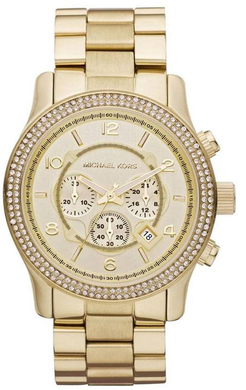 Shop Authentic Michael Kors Runway Gold Dial Gold Steel Strap Watch for Women - MK5575 - Luxxuri