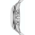 Marc Jacobs Peeker Chronograph Silver Dial Silver Steel Strap Watch for Women - MBM3371