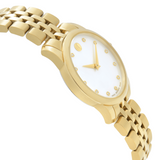  Shop Authentic Movado Museum Classic Diamonds Mother of Pearl Dial Gold Steel Strap Watch For Women - 0606998 - Luxxuri