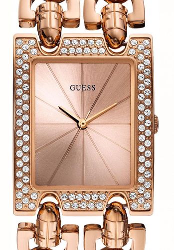  Shop Authentic Guess Mod Heavy Metal Diamonds Rose Gold Dial Rose Gold Steel Strap Watch for Women - W0072L3 - Luxxuri