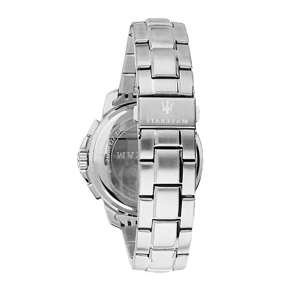  Shop Authentic Maserati Successo Chronograph Black Dial Silver Steel Strap Watch For Men - R8873621009 - Luxxuri