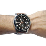  Shop Authentic Fossil Wakefield Black Dial Brown Leather Strap Watch for Men - CH2944 - Luxxuri